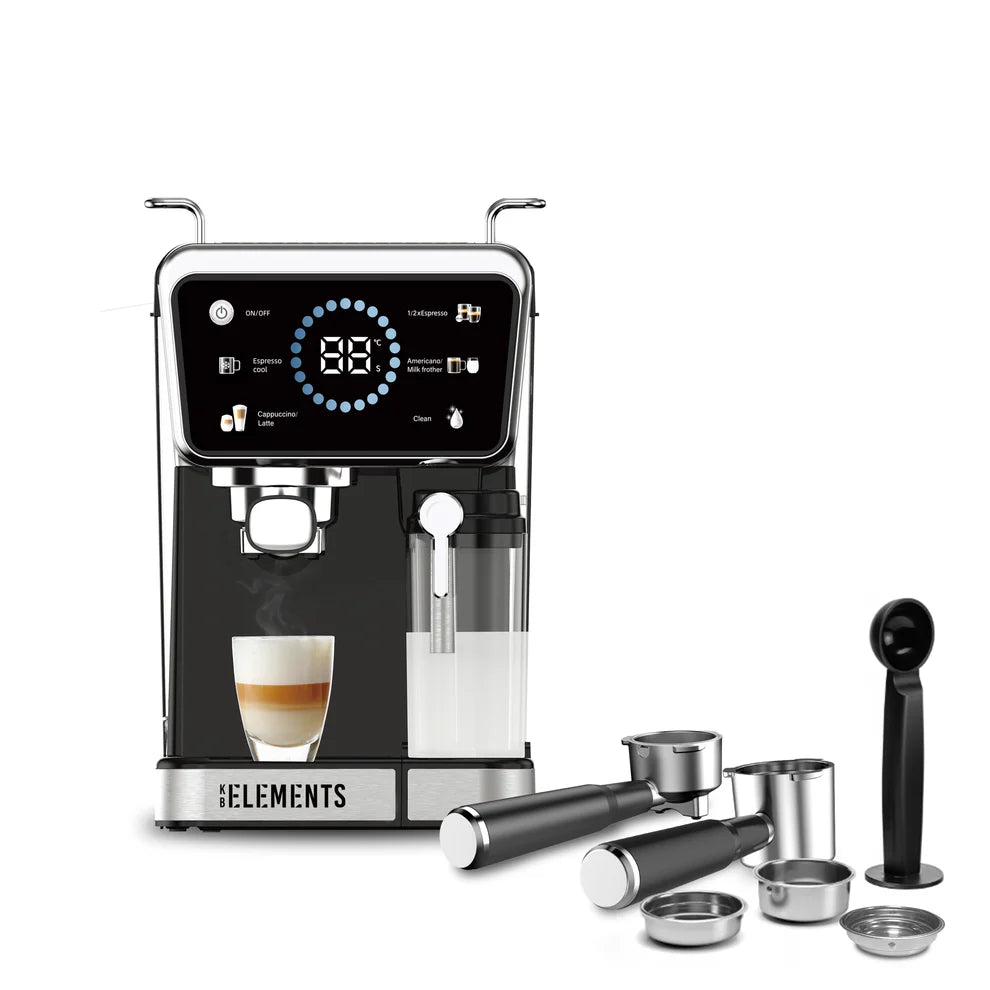 KB Elements Coffee Machine, 3-in-1 Espresso , Multi Sparo, ELK204CB