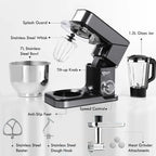 KB ELEMENTS 3-in-1 Kitchen Stand Mixer 8.5L – Stainless Steel, Blender & Grinder (ELK85LM)