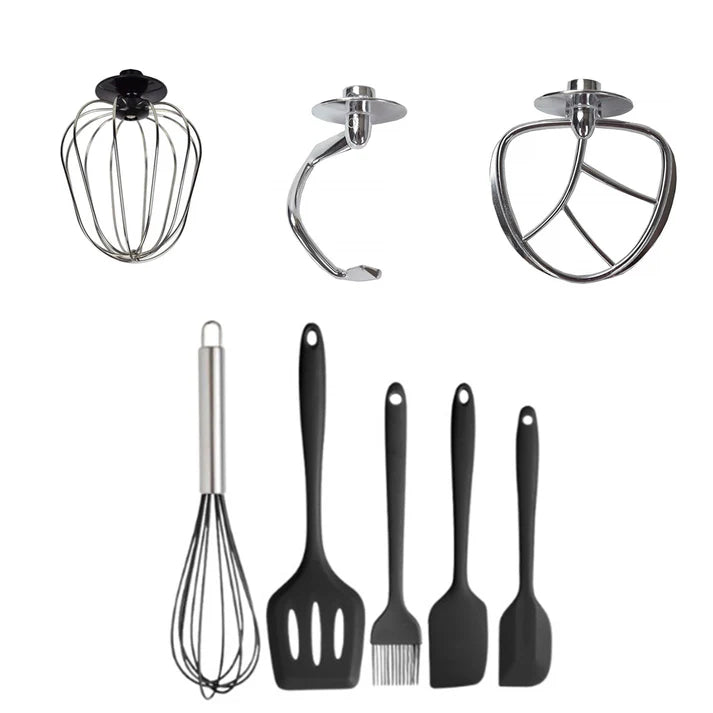 KB ELEMENTS 4-in-1 Stainless Steel Stand Mixer 8.5L – Blender, Grinder & Spiral Cutter (ELK85LP)