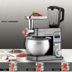 KB ELEMENTS 4-in-1 Stainless Steel Stand Mixer 8.5L – Blender, Grinder & Spiral Cutter (ELK85LP)