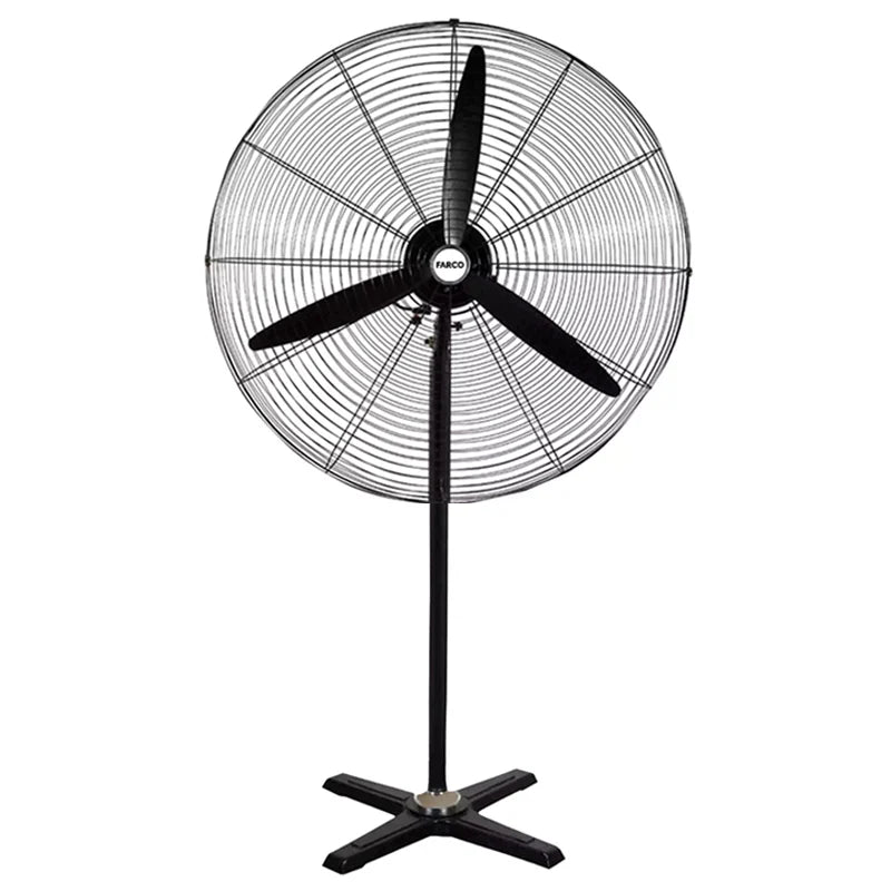 Farco Stand Fan 30" Industrial – 160W, 3 Speeds, Copper Motor, 7kg Base – FAC-750