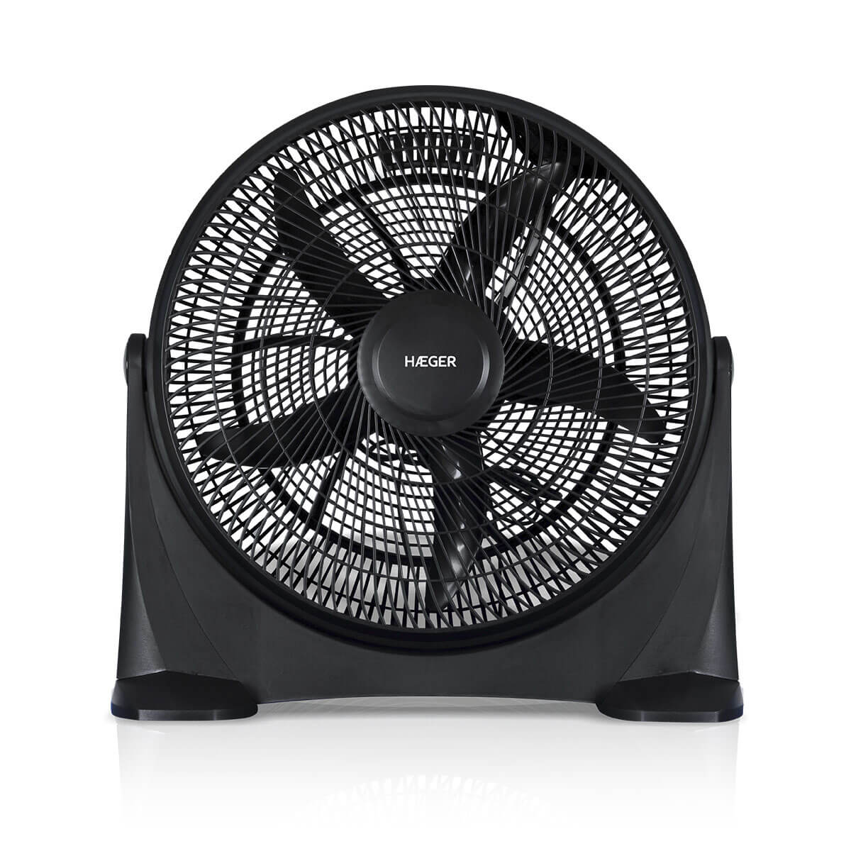 HAEGER Fan Semi-Industrial Floor – 90W, 3 Speeds, Ø50cm – Hover Wind – FF-020.007A