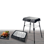 SOGO Electric Barbecue Grill 2-in-1  – 2000W, 41.4x23.9cm, Freestanding or Tabletop – BAR-SS-10381