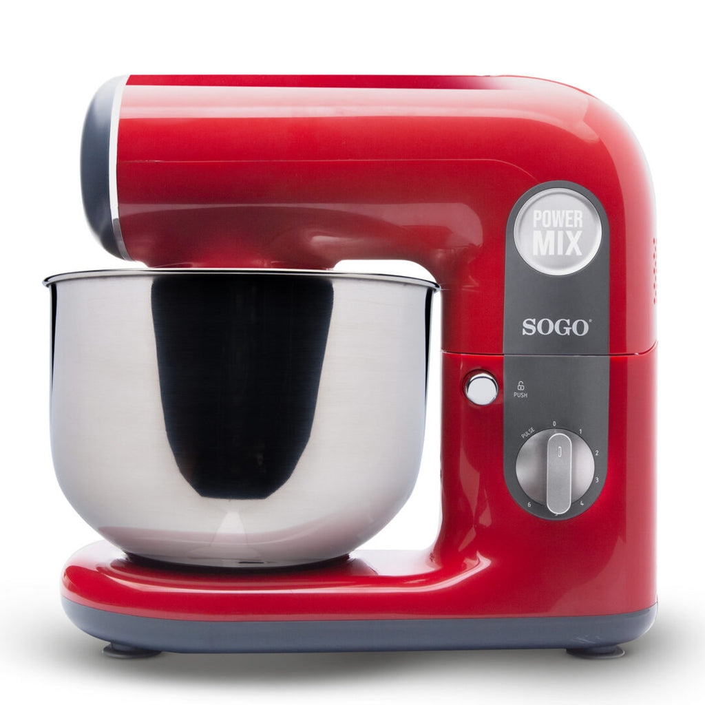 SOGO Stand Mixer – 5L, 1000W, 6 Speeds, Turbo, 3 Accessories – BAT-SS-14510