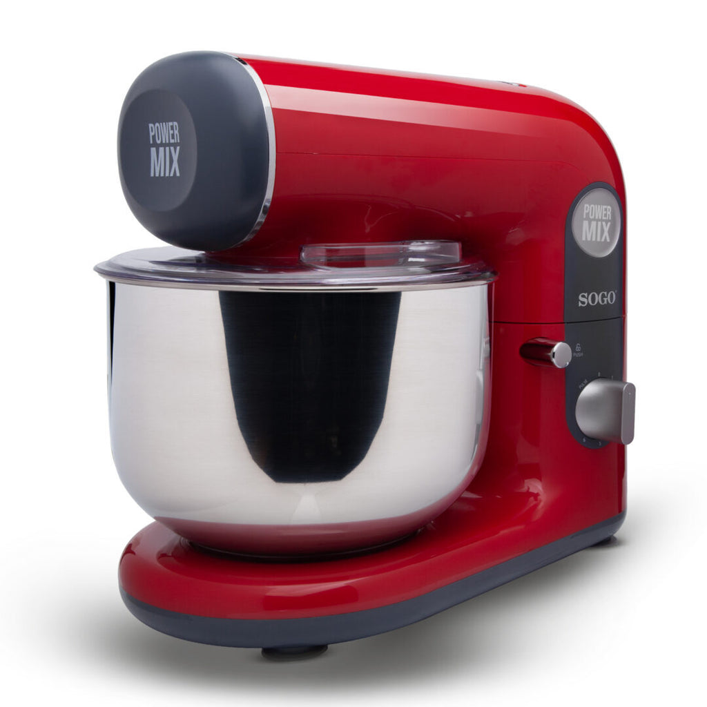 SOGO Stand Mixer – 5L, 1000W, 6 Speeds, Turbo, 3 Accessories – BAT-SS-14510