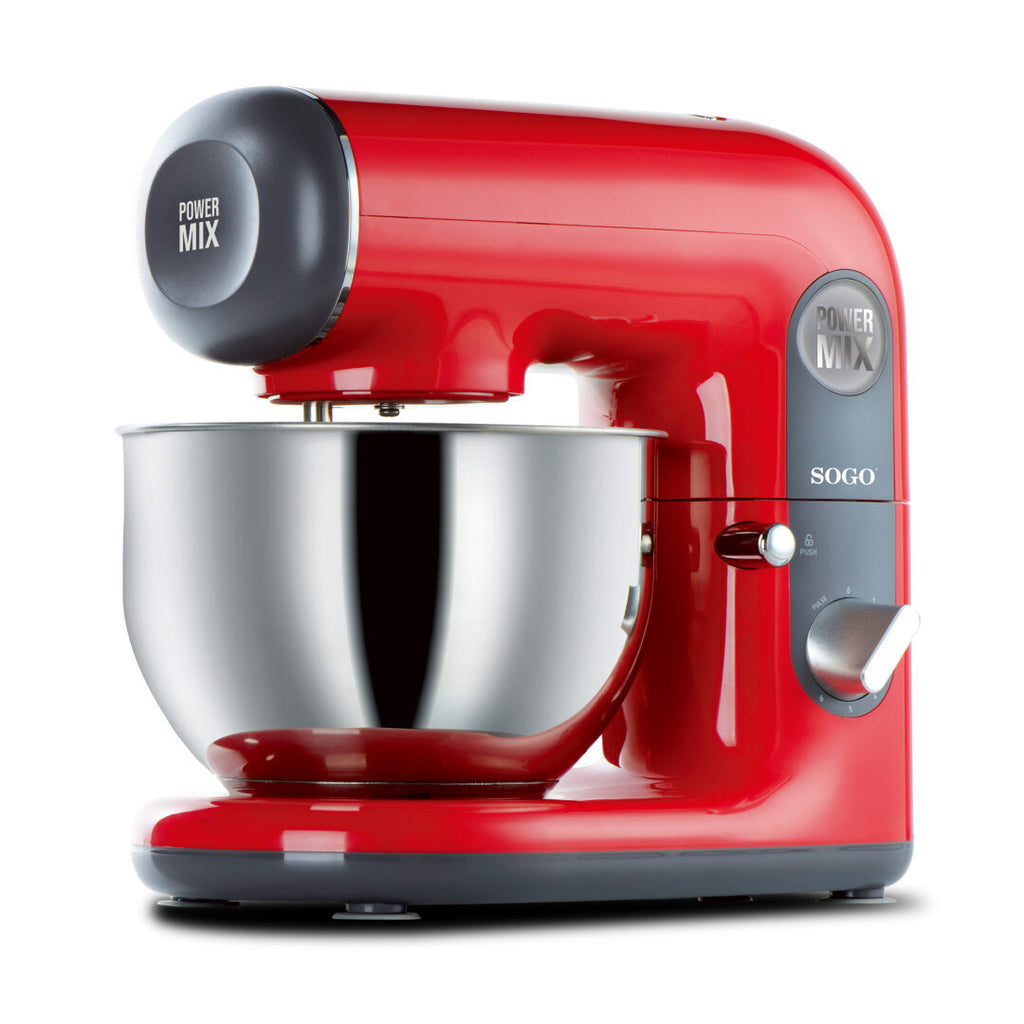 SOGO Stand Mixer – 5L, 1000W, 6 Speeds, Turbo, 3 Accessories – BAT-SS-14510