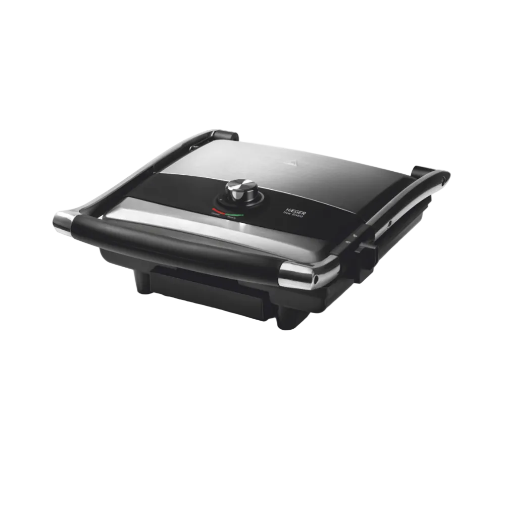 HAEGER Contact Grill New Bistrô Contact Grill – 2000W, Non-Stick, Stainless Steel, GR-200.014A