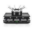 Haeger Fondue, Grill & Raclette Set for 8 Cool Dinner – 1400W GR-FRG.016A