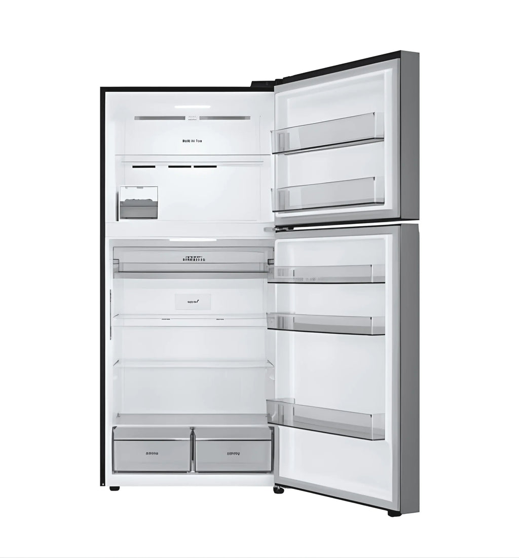 ثلاجة إل جي بفريزر علوي – 656 لتر | Door Cooling+ | GRB-862BVLB، فضي