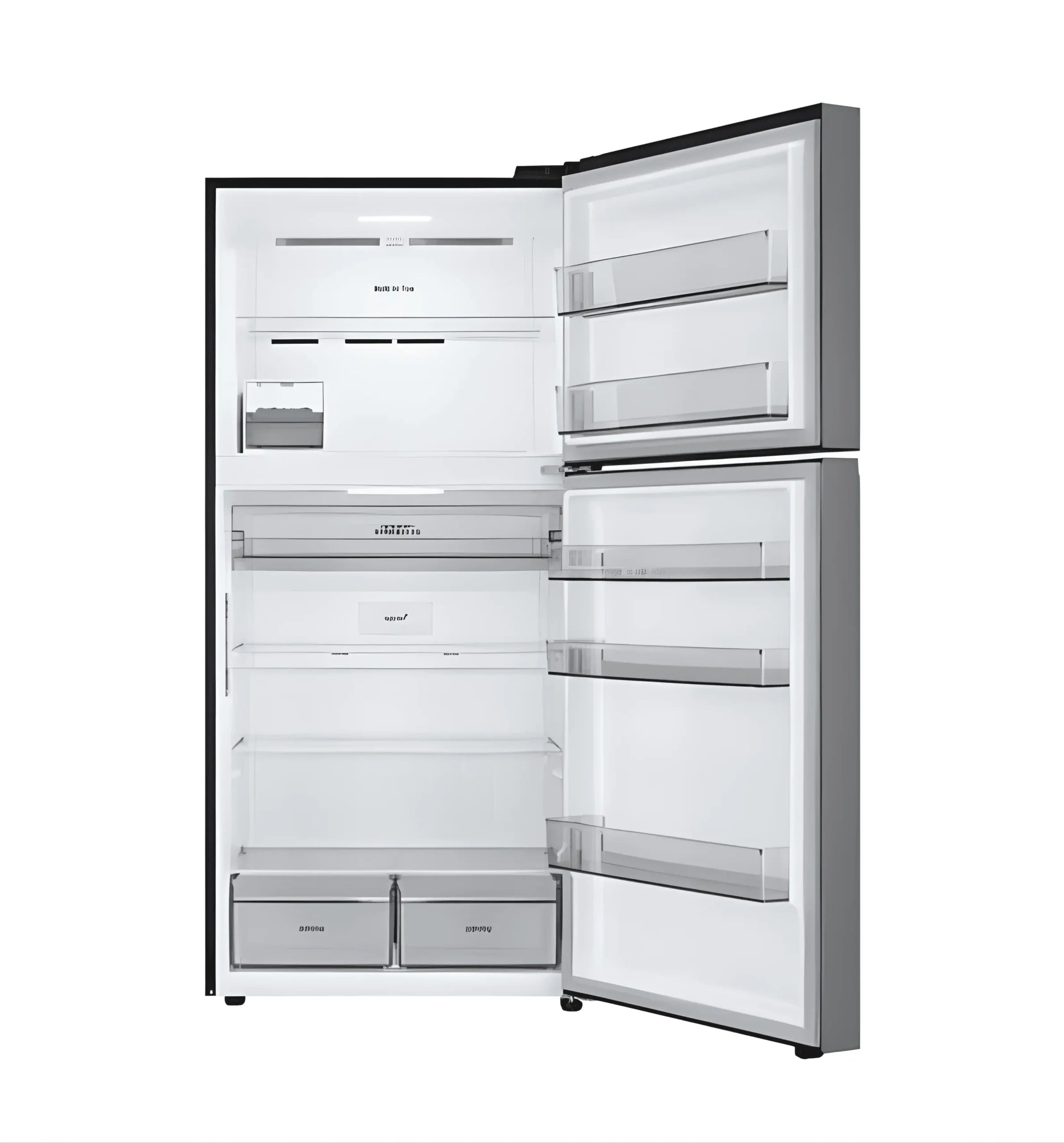 ثلاجة إل جي بفريزر علوي – 656 لتر | Door Cooling+ | GRB-862BVLB، فضي