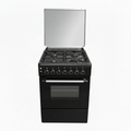Mirage Freestanding Gas Cooker GE6060 – 4 Burners Sabaf | 60x60cm | Black