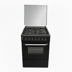 Mirage Freestanding Gas Cooker GE6060 – 4 Burners Sabaf | 60x60cm | Black