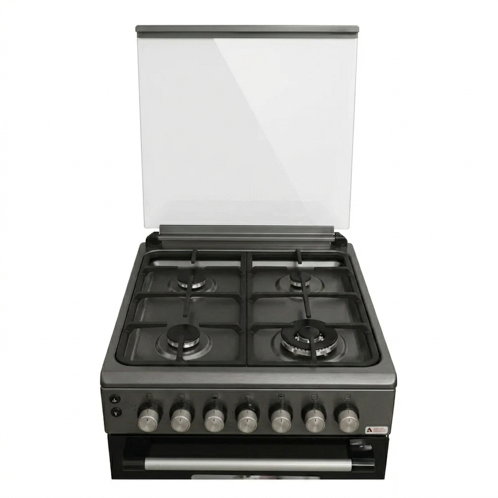 Mirage Freestanding Gas Cooker GE6060 – 4 Burners Sabaf | 60x60cm | Grey