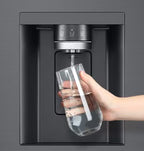 ثلاجة إل جي 4 أبواب سعة 738 لتر – زجاج أسود | InstaView Door-in-Door، موديل GCX-334DFBB