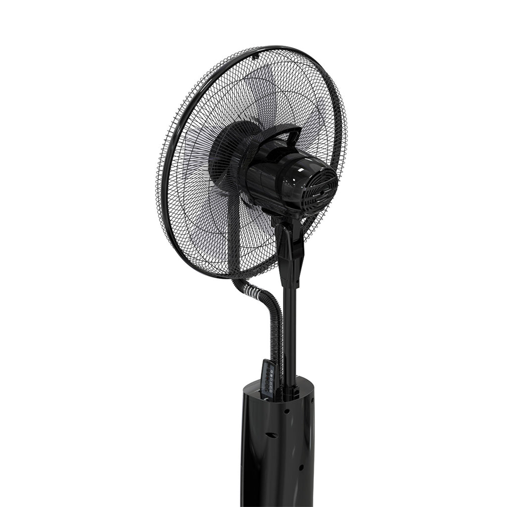 HAEGER Digital Fan with Humidifier – 70W, 3 Speeds, Ø45cm – Black Mist II, HF-18R.002A