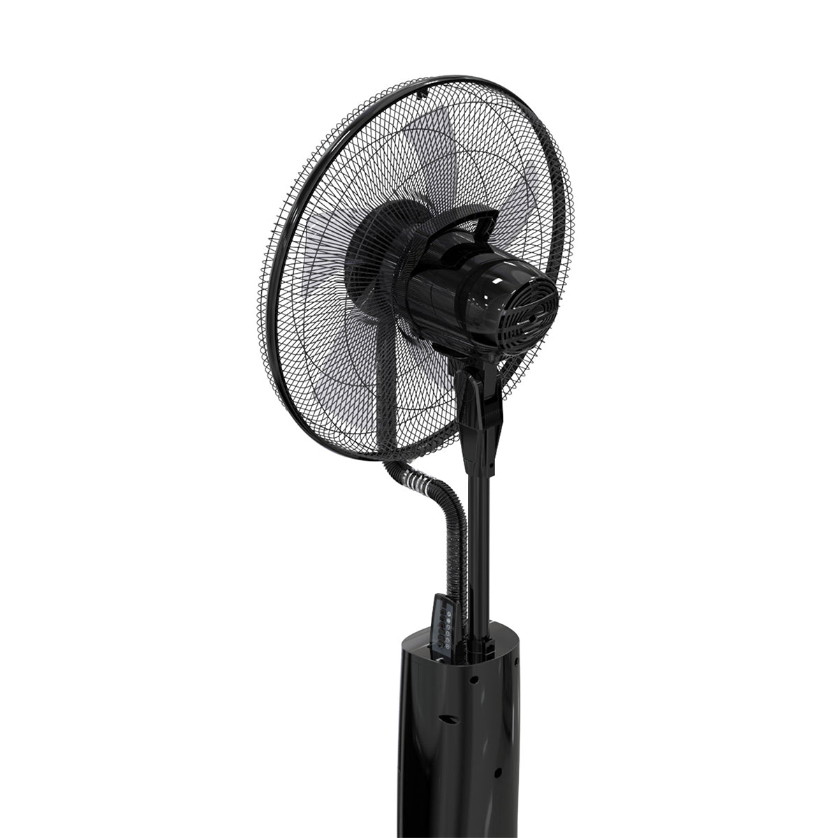 HAEGER Digital Fan with Humidifier – 70W, 3 Speeds, Ø45cm – Black Mist II, HF-18R.002A