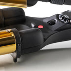 HAEGER Golden Curls Triple Barrel Curling Iron – 3 Ceramic Rollers, 220ºC, HR-45B.002A