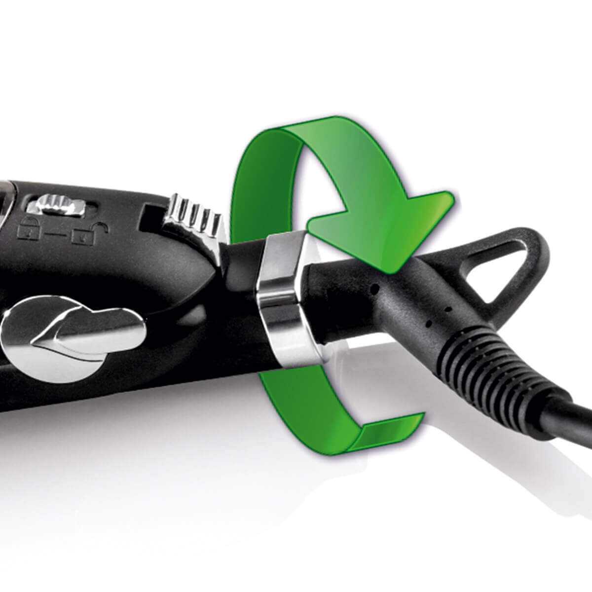HAEGER Steam Styler Pro – Titanium Plates, Steam System, 230ºC, Dual Voltage, HS-45B.007A