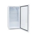 Mirage beverage cooler Showcase Glass Door Defrost Fridge White | MR-SC92W