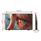 تلفزيون KB ELEMENTS الذكي QLED 4K مقاس 55 بوصة بنظام WebOS، تصميم بدون إطار (ELT55WQ8DE)