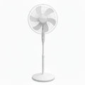 Mirage Stand Fan 18" 70W 5 Blades Copper Motor White | FS-45-501W
