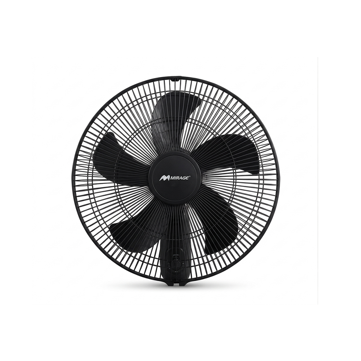 Mirage Wall Fan 18" 70W 5 Blades Copper Motor Black | FW-45-826B