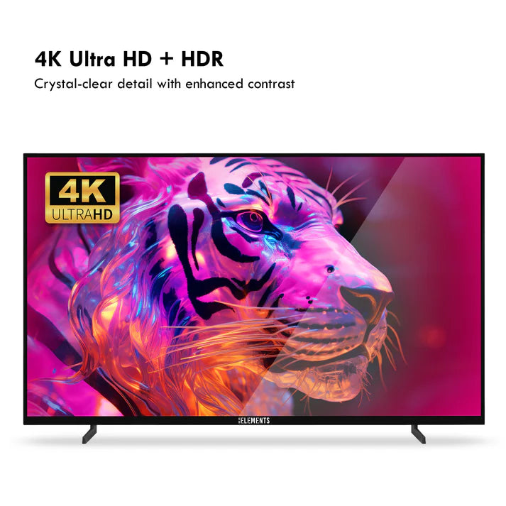 تلفزيون KB ELEMENTS الذكي QLED 4K مقاس 100 بوصة بنظام WebOS، تصميم بدون إطار (ELT100WQ8DE)