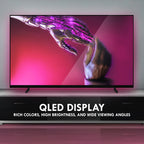 تلفزيون KB ELEMENTS الذكي QLED 4K مقاس 100 بوصة بنظام WebOS، تصميم بدون إطار (ELT100WQ8DE)
