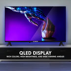 تلفزيون KB ELEMENTS الذكي QLED FULL HD مقاس 40 بوصة من VIDAA، بتصميم بدون إطار (ELT40VQ8DE)