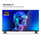 تلفزيون KB ELEMENTS الذكي QLED FULL HD مقاس 40 بوصة من VIDAA، بتصميم بدون إطار (ELT40VQ8DE)