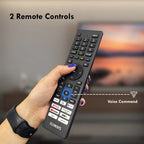 تلفزيون KB ELEMENTS الذكي QLED FULL HD مقاس 32 بوصة من VIDAA، بتصميم بدون إطار (ELT32VQ8DE)