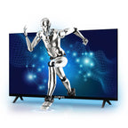 تلفزيون KB ELEMENTS الذكي QLED 4K مقاس 43 بوصة بنظام WebOS، تصميم بدون إطار (ELT43WQ8DE)