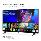 تلفزيون KB ELEMENTS الذكي QLED 4K مقاس 43 بوصة بنظام WebOS، تصميم بدون إطار (ELT43WQ8DE)