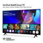 تلفزيون KB ELEMENTS الذكي QLED 4K مقاس 85 بوصة بنظام WebOS، تصميم بدون إطار (ELT85WQ8DE)