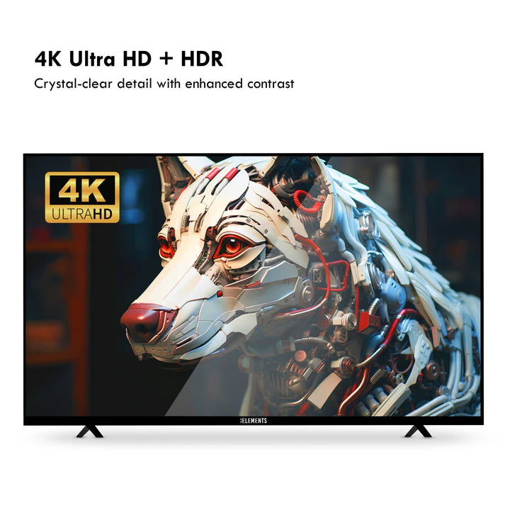 تلفزيون KB ELEMENTS الذكي QLED 4K مقاس 55 بوصة بنظام WebOS، تصميم بدون إطار (ELT55WQ8DE)