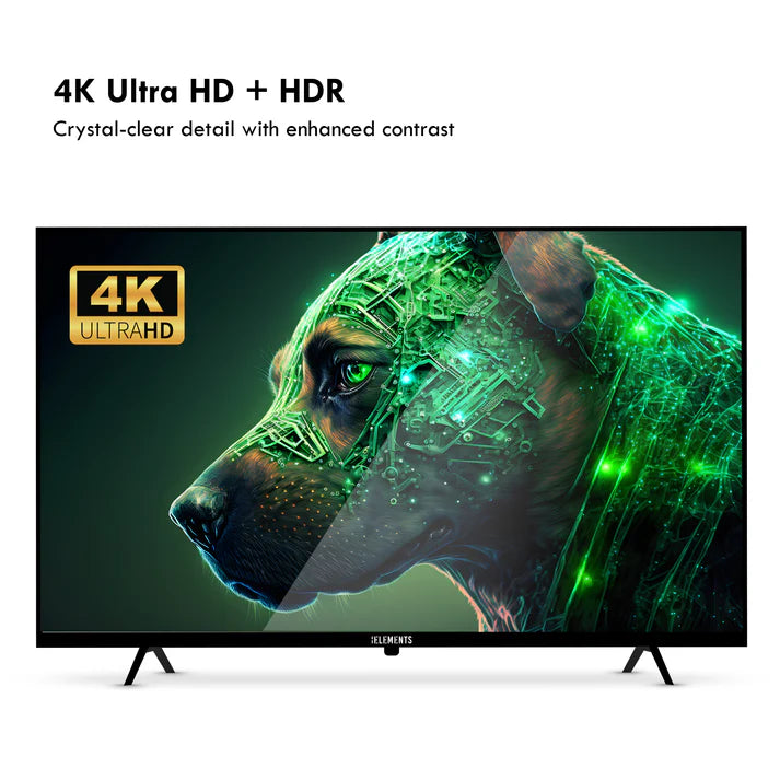 تلفزيون KB ELEMENTS الذكي QLED 4K مقاس 65 بوصة بنظام WebOS، تصميم بدون إطار (ELT65WQ8DE)