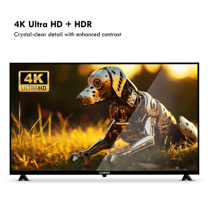 تلفزيون KB ELEMENTS الذكي QLED 4K مقاس 70 بوصة بنظام WebOS، تصميم بدون إطار (ELT70WQ8DE)