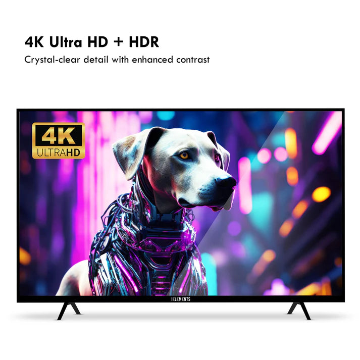 تلفزيون KB ELEMENTS الذكي QLED 4K مقاس 75 بوصة بنظام WebOS، تصميم بدون إطار (ELT75WQ8DE)