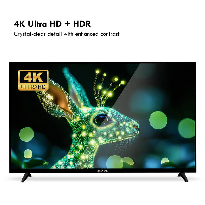 تلفزيون KB ELEMENTS الذكي QLED 4K مقاس 85 بوصة بنظام WebOS، تصميم بدون إطار (ELT85WQ8DE)