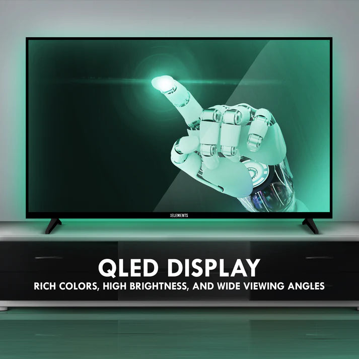 تلفزيون KB ELEMENTS الذكي QLED 4K مقاس 85 بوصة بنظام WebOS، تصميم بدون إطار (ELT85WQ8DE)