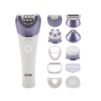 Vox Epilator  6-in-1 – IPX7 Waterproof, 120 Min, LED Light, Purple, LS607P