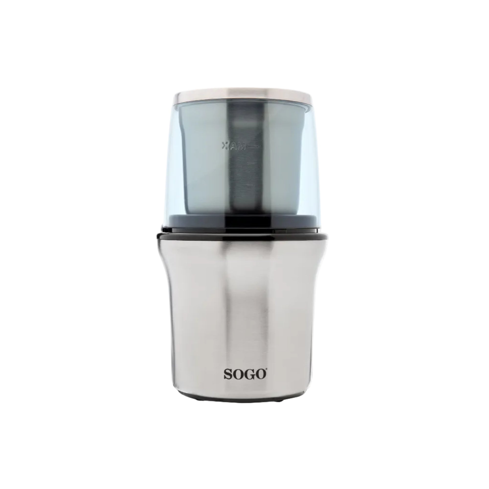 SOGO Electric Grinder & Chopper – 300W, 2 Stainless Steel Cups, Dry & Wet – MOL-SS-5230