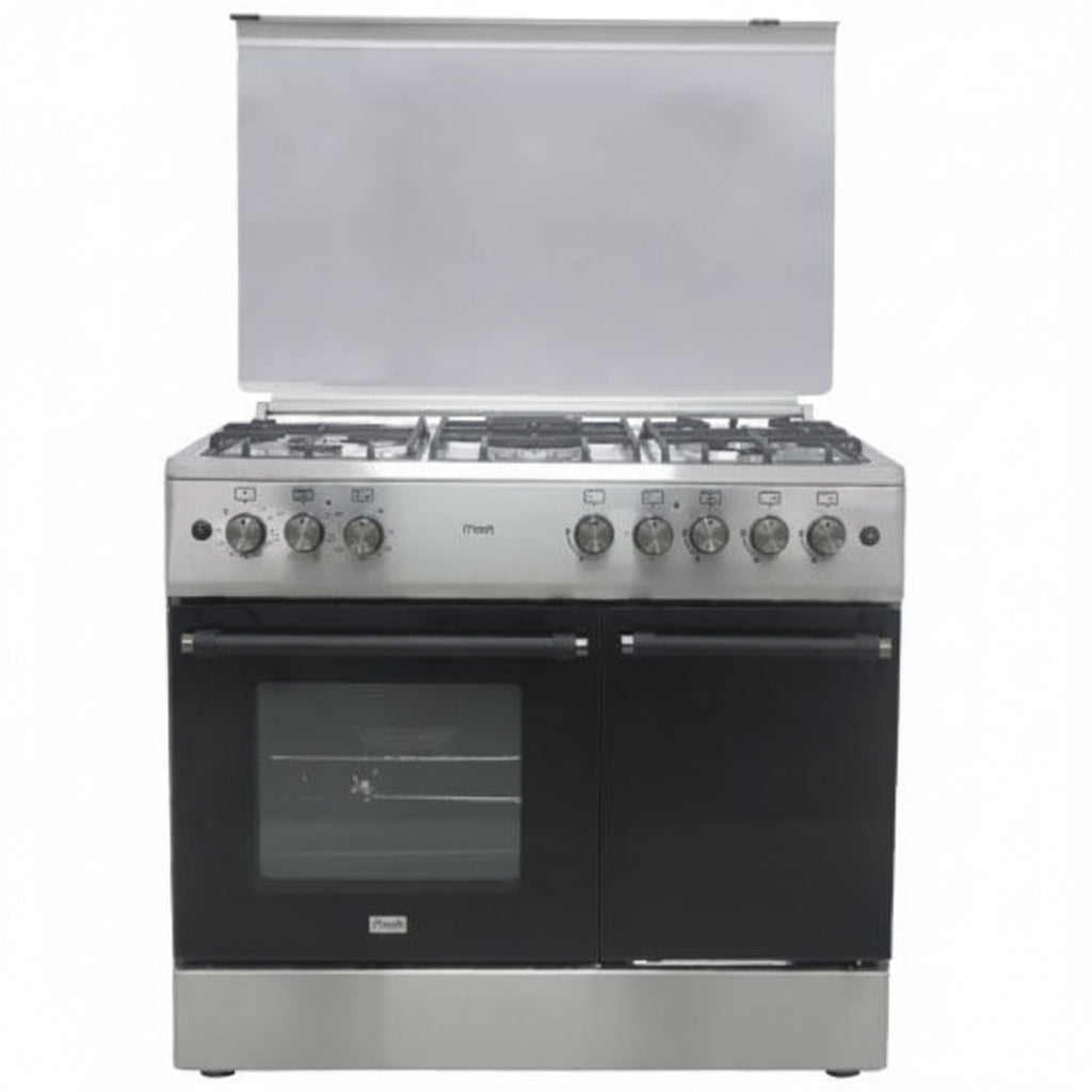 Mirage Gas Cooker Freestanding 1009 – 5 Burners | 90cm | Convection Fan | Thermostat | Stainless Steel