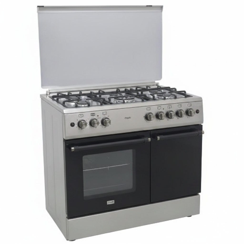 Mirage Gas Cooker Freestanding 1009 – 5 Burners | 90cm | Convection Fan | Thermostat | Stainless Steel
