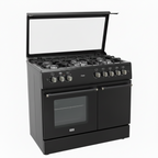 Mirage Gas Cooker Freestanding 1009 – 5 Burners | 90cm | Convection Fan | Thermostat | Black