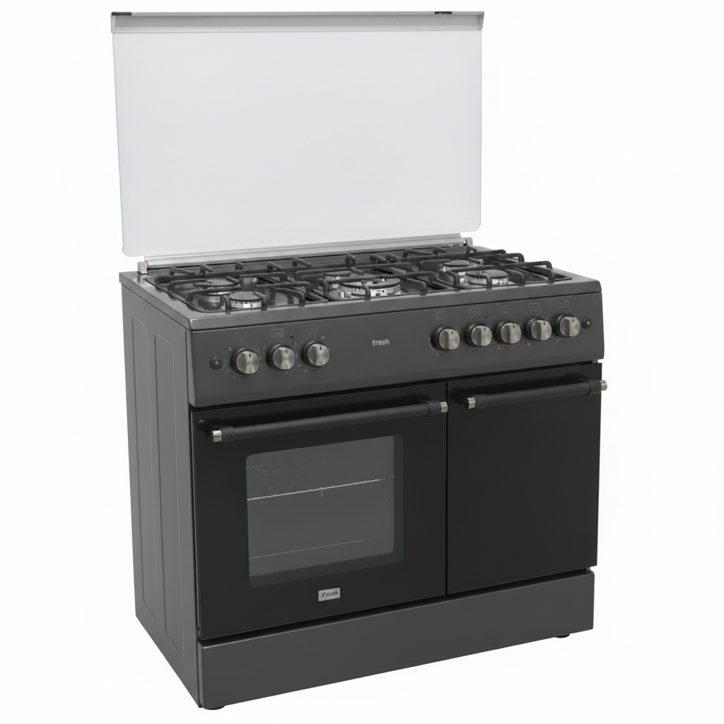Mirage Gas Cooker Freestanding 1009 – 5 Burners | 90cm | Convection Fan | Thermostat | Grey