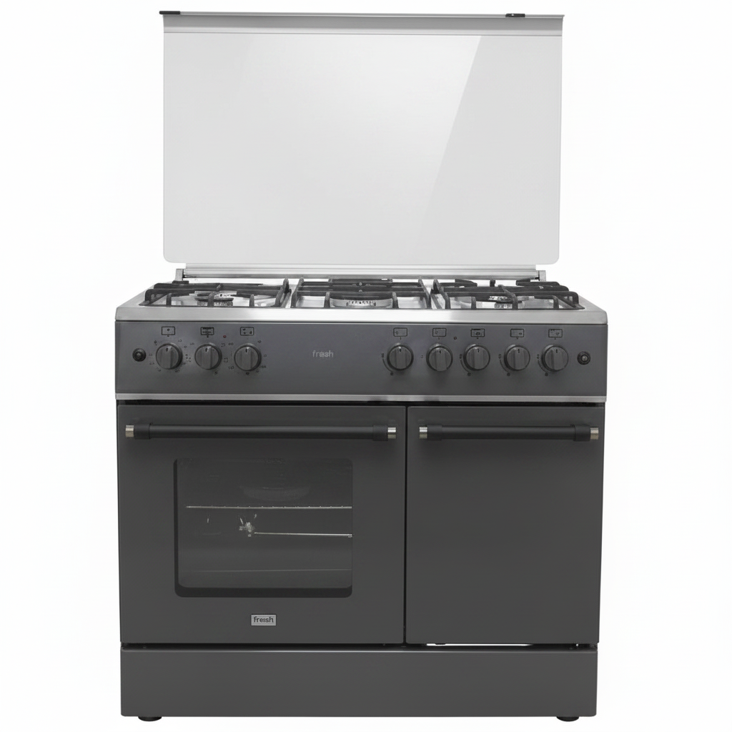 Mirage Gas Cooker Freestanding 1009 – 5 Burners | 90cm | Convection Fan | Thermostat | Grey