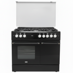 Mirage Gas Cooker Freestanding 1009 – 5 Burners | 90cm | Convection Fan | Thermostat | Black