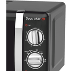 Haeger Microwave Oven 700W 20L Sous-Chef 20 – Black MW-70B.007A
