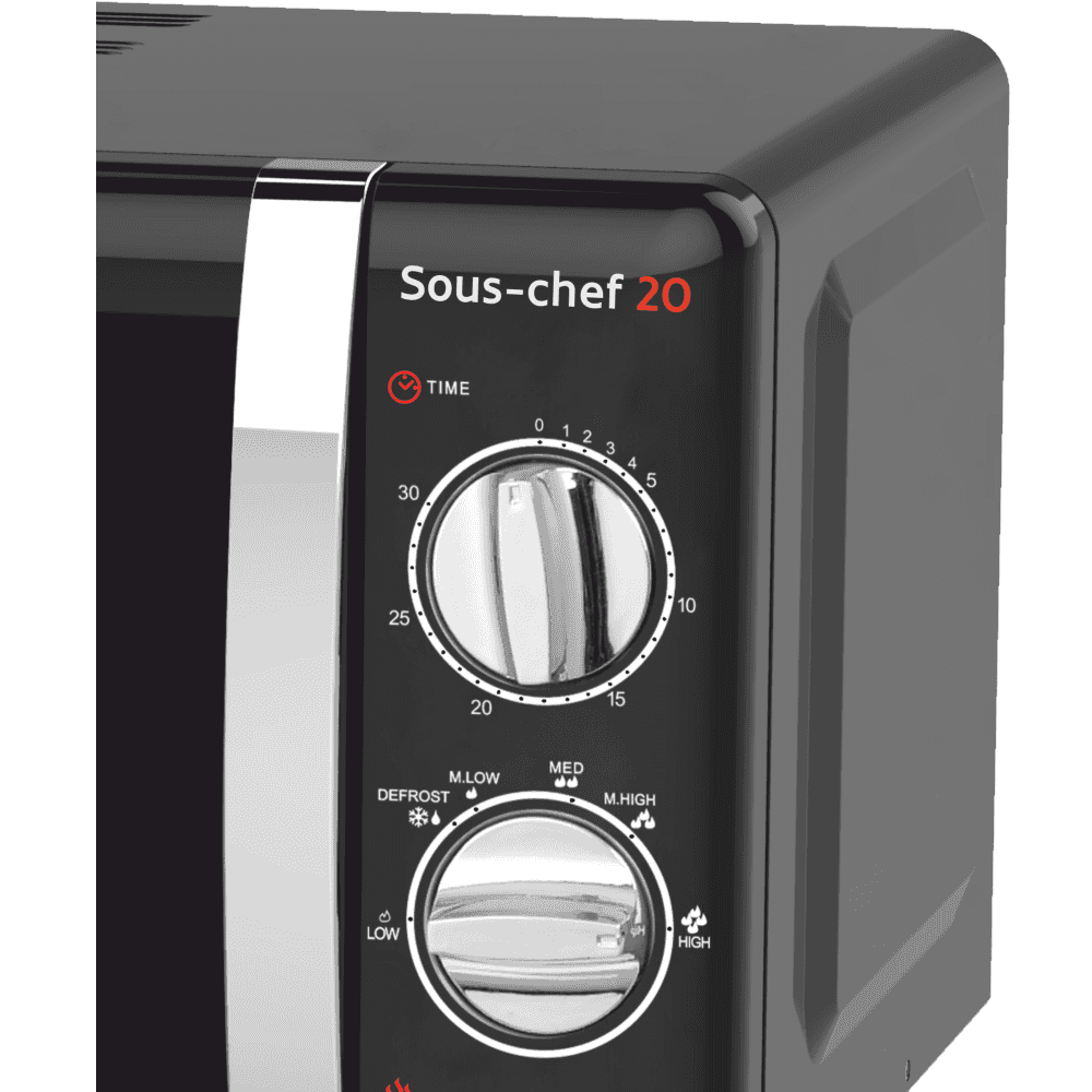 Haeger Microwave Oven 700W 20L Sous-Chef 20 – Black MW-70B.007A